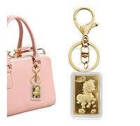 Charme de sac de cheval - Pendentif symbole de richesse | Porte-clés équin -conception de phrases de bénédiction de fortune de bon augure, célébration du Motif de réussite inspiré du