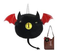 Charme de sac en peluche, pendentif en peluche mignon | Porte-clés du diable, charme décoratif | Porte-clés décoratif doux en forme de dessin animé, pendentif de voiture pour sac à main