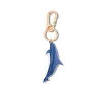 Charme de Sac et Porte-clés Queue de Baleine - Baleine en Acétate avec Anneau Doré et Mousqueton - Cadeau pour Amoureux de l'Océan
