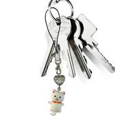 Charme de Téléphone Chat - Porte-Clés Pendentif Lanyard | Charm Pendenti Chat Anti-Perte pour Clés Sac à Main et Accessoires Mobiles