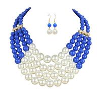 Charme des femmes bijoux de mode insérer des strass de boucles d'oreilles en ruine de fausse perle