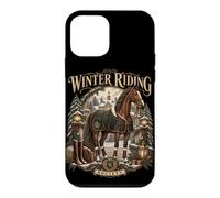 Charme Équestre Vintage pour Passionnés d'Équitation Coque pour iPhone 12 Mini