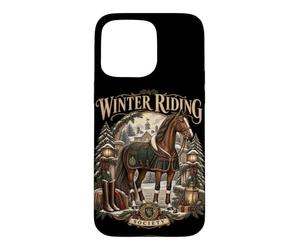 Charme Équestre Vintage pour Passionnés d'Équitation Coque pour iPhone 15 Pro Max