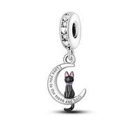 Charme Pearl en argent sterling 925 pour bracelet et collier Pandora Compatible avec bracelets européens pour femmes et filles C4,A