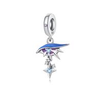 Charme pendentif œil mystérieux, accessoire de bracelet à breloques en argent sterling 925, compatible avec le collier bracelet pandora