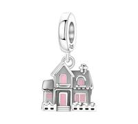 Charme pendentif maison confortable, breloque pour bracelet, compatible avec le collier bracelet pandora