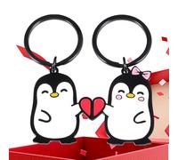 Charme Pingouin | Charme Mignon et Portable - Porte-clés avec Figurine 3D - Para Niños, Escuela, Aula, Hogar, Estudio Y Viaje Interior