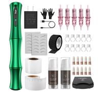 Charme Princesse Cpe39Kit-10-Us Kit de machine de microblading avec stylo de maquillage permanent sans fil pour sourcils, eye-liner et lèvres