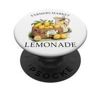 Charme rustique de campagne citrons frais PopSockets PopGrip Adhésif