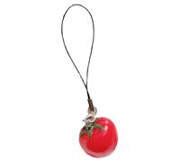 Charmee esthétique - Porte-clés en résine de tomate | Chaerm de fruits portable pour, sac à main, sangle de sac, porte-clés mignon et tendance pour accessoires, ornement de fruits, charme drôle pour