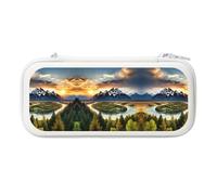 CHARMERM National Park Eva Sac de rangement pour jeux de voyage dur Sac messager pour console Pro Controller Accessoires, Blanc, One Size, Art déco.