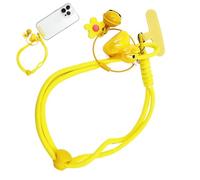 Charmes De Sac Mignons - Finition Galvanisée | Conception De Dessins Animés Tissés À La Main | Sangle De Téléphone À Breloques Pour Accessoires Décoratifs, Style Personnalisé Et Utilisation Quotidienn