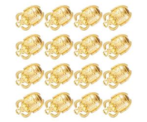 Charmes de Scarabées Égyptiens en Métal, Lot de 35 Pièces