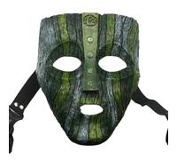 Charmgle Masque Loki en résine pour adulte - Jim Carrey - Déguisement d'Halloween - Décoration d'intérieur