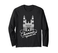 Charminar, Hyderabad, Inde Signature Heart Art Souvenir Manche Longue