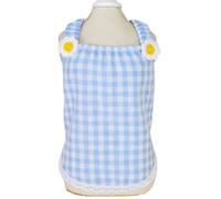 Charming Grid Imprimé Chien Robe Été Animaux de Compagnie Jupe Mignon pour Animaux de Compagnie Doux Respirant Coton Tenues pour Petit Moyen