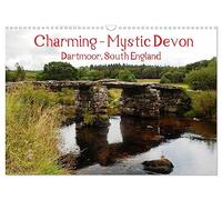 Charming - Mystic Devon Dartmoor, South England (Wall Calendar 2026 DIN A3 landscape), CALVENDO 12 Month Wall Calendar: Dartmoor is a hilly moorland ... Park status, it covers 954 square kilometers.