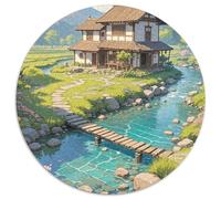 Charming Rural Scenery 1000 Pièces Puzzle Défiant Et Éducatif Cadeaux pour La Famille Et Les Amis Jeu Créatif Puzzle pour Adultes 1000pcs (67.5x67.5cm)