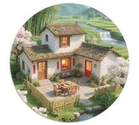 Charming Rural Scenery 1000 Pièces Puzzle Images Vibrantes Cadeaux pour La Famille Et Les Amis Défi Unique Puzzle Geeignet Für Erwachsene Und Kinder 1000pcs (67.5x67.5cm)