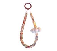 Charmings Porte-clés pour téléphone portable spécial, décorations élégantes, chaîne de perles chic, cadeau pour femme, perles tendance, motif nuage élégant, pendentif délicat, perles exquises