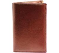 Charmoni - Max - Grand Portefeuille - Portefeuille Homme - Anti piratage Protection RFID Blocage - 4 Volets - Cuir Vachette - 22 Carte Bleu - Rangement complèt (Cuir Vache Collet, Marron)