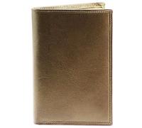 Charmoni - Max - Grand Portefeuille - Portefeuille Homme - Anti piratage Protection RFID Blocage - 4 Volets - Cuir Vachette - 22 Carte Bleu - Rangement complèt (Cuir Vache Collet, Taupe)