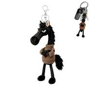 Charms De Sac À Main Dee Cheval Pour Sacs M- Et Cadeaux - Pel- 20 Cm | Porte-clés En Peluc-he Avec Chevaux Amusants, Jouet Enn Peluche, Breloques P-our S-ac, Pours Femmes E-t Hommes | Po-rte-c