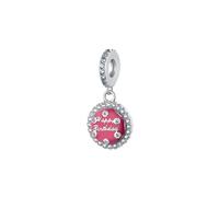 Charms Décembre Pierre de Naissance pour Bracelets et Colliers Européens,Breloque en Argent Sterling 925 de Anniversaire Cadeau Pour Femmes Filles