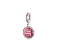 Charms Janvier Pierre de Naissance pour Bracelets et Colliers Européens,Breloque en Argent Sterling 925 de Anniversaire Cadeau Pour Femmes Filles
