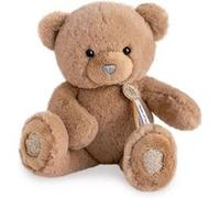 HISTOIRE D'OURS - Ours Charms Peluche Doudou pour Enfants - Marron Clair 24 cm - Cadeau Naissance Bébé Fille Garçon - Douce et Câline - Jouet Premier Âge - HO2809