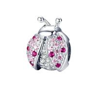 Charms Papillon 925 Argent Sterling Dragonfly Émail Zircon Perles Bricolage Bracelet Pendentif Bijoux