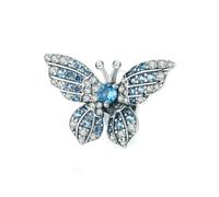 Charms Papillon 925 Argent Sterling Dragonfly Émail Zircon Perles Bricolage Bracelet Pendentif Bijoux