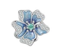 Charms Papillon 925 Argent Sterling Dragonfly Émail Zircon Perles Bricolage Bracelet Pendentif Bijoux