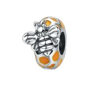 Charms Papillon 925 Argent Sterling Dragonfly Émail Zircon Perles Bricolage Bracelet Pendentif Bijoux