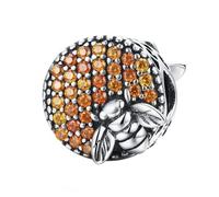 Charms Papillon 925 Argent Sterling Dragonfly Émail Zircon Perles Bricolage Bracelet Pendentif Bijoux