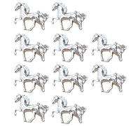 Charms pour Ongles | 10 Pièces Fournitures Manucure Forme Cheval | Gemmes Décoratives Scrapbooking | Pour Mariage Fête Événements Spéciaux Artistes Mariées Débutants Professionnels Amateurs de