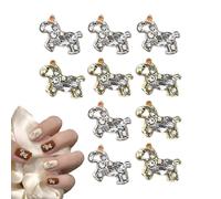 Charms pour Ongles,10 Pièces Fournitures Manucure Forme Cheval - Gemmes Décoratives Scrapbooking - Pour Mariage Fête Événements Spéciaux Artistes Mariées Débutants Professionnels Amateurs de