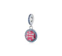 Charms Septembre Pierre de Naissance pour Bracelets et Colliers Européens,Breloque en Argent Sterling 925 de Anniversaire Cadeau Pour Femmes Filles