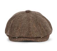 Charmylo Gavroche Casquette Baker Boy Hat Flat Caps - 8 Panel Peaky Herringbone Tweed Gatsby Hat Ivy Irish Cap pour Hommes et Femmes