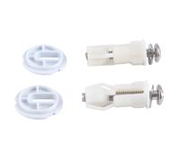 Charni?res de si?ge de toilette Vis de fixation du trou de WC Installation facile Lot de 2