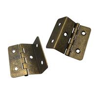 Charnière 10 Pièces Charnière D’Angle En Fer Charnière De Pliage De Porte À Angle Droit 44 Pince 15Mm Plaque De Pliage Triple Charnière Pliante Qinggu