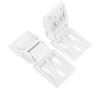 Charnière 2 Pièces Blanc de Congélateur en Plastique | Légère et Portable, Installation Facile, Peut Servir de Crochet, pour Armoire D’exposition et Bac à Glace