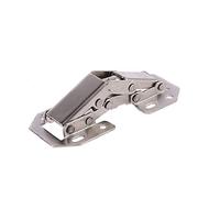 Charnière, 90 degrés 3" de porte à ressort en forme pont sans perçage for placard avec vis