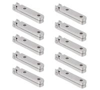 Charnière à 90 Degrés en Alliage de Zinc 10 Pièces | Pliage à Ressort, Démontage Facile, Pose Simple, pour Coffret Bois, Atelier, Meubles Miniatures