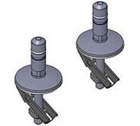charnière à cheville pliante Haro BVO 407561 C1202G, acier inoxydable, hauteur du point de pivotement 27 mm, SoftClose classic