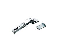 Charnière à coller pour porte verre série b - Amortisseur : Avec - Décor : Nickelé - Epaisseur porte maxi : 22 mm - Epaisseur porte mini : 16 mm - Fixation : A coller - Matériau : Zamac - Montage : En