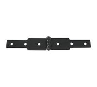 Charnière à congés - bout carré - L : 200 mm - 100 x 30 x 2.5 mm - noir