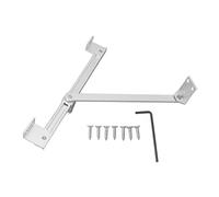 Charnière à Crémone Ajustable pour Fenêtre Battante, Alliage d'Aluminium Argenté - Installation Simple, Compatibilité Large, Sécurité Renforcée pour Maison et Bureau