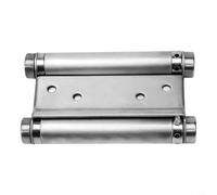 Charnière à double ressort en acier inoxydable et ouverture bidirectionnelle, conçue pour les portes battantes et les comptoirs de bar avec intensité de roulement réglable (10,2 cm)