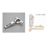 Charnière à enfoncer SALICE série 900 110° - C9B6C99 G